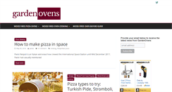 Desktop Screenshot of gardenovens.co.uk
